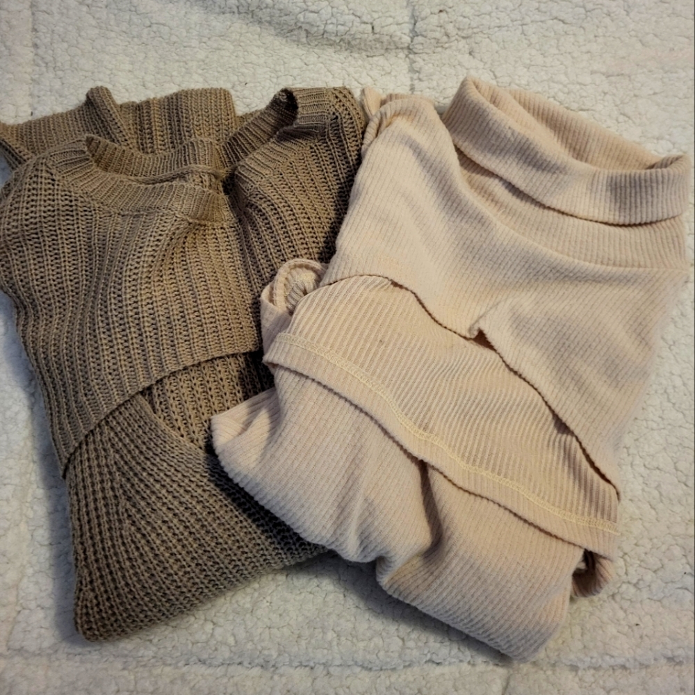 2 cut sweater combo